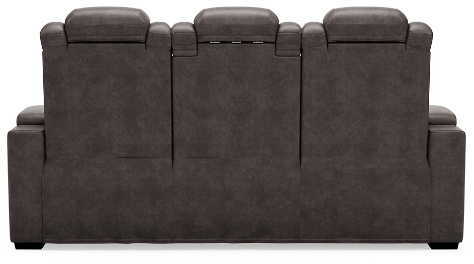 HyllMont PWR REC Sofa with ADJ Headrest Smyrna Furniture Outlet