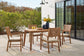 Janiyah Outdoor Dining Table and 4 Chairs Smyrna Furniture Outlet