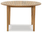 Janiyah Round Dining Table w/UMB OPT Smyrna Furniture Outlet