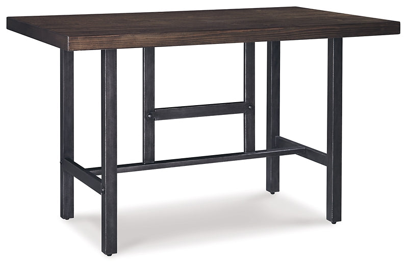 Kavara Counter Height Dining Table and 2 Barstools Smyrna Furniture Outlet