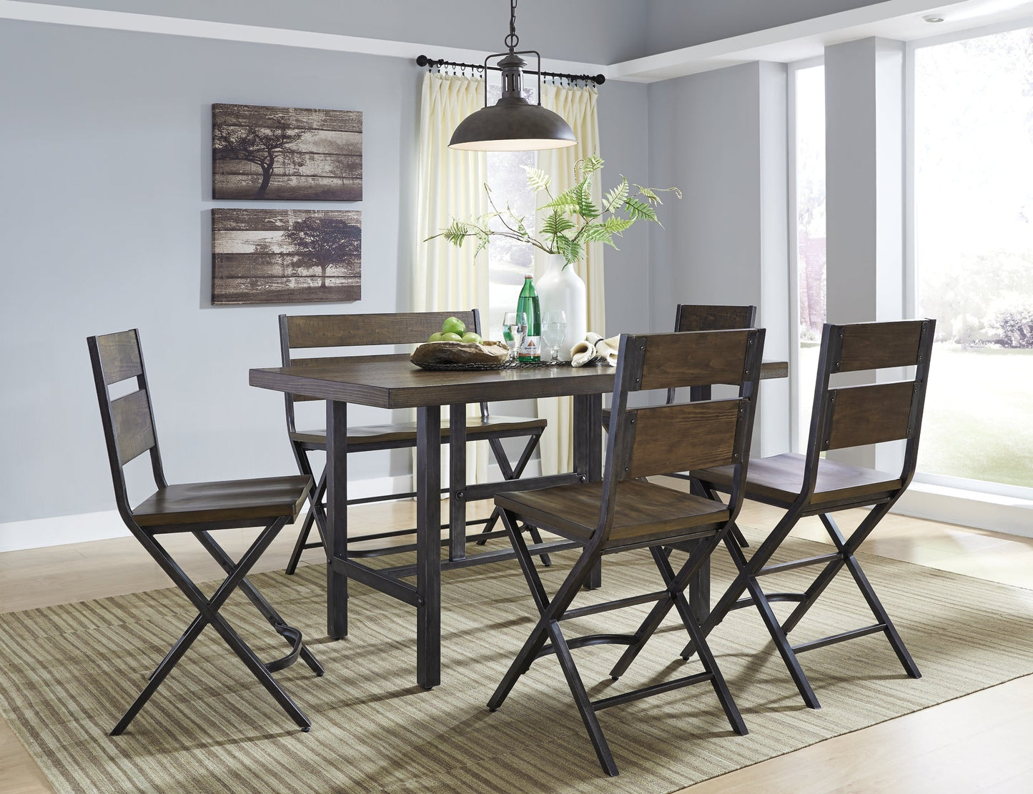Kavara RECT Dining Room Counter Table Smyrna Furniture Outlet