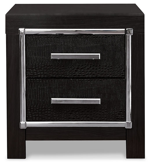 Kaydell Two Drawer Night Stand Smyrna Furniture Outlet
