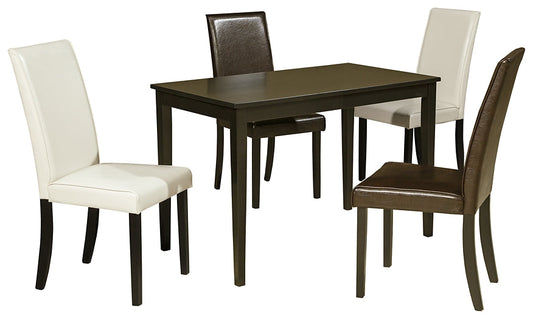 Kimonte Dining Table and 4 Chairs Smyrna Furniture Outlet