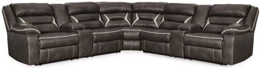 Kincord 3-Piece Power Reclining Sectional Smyrna Furniture Outlet