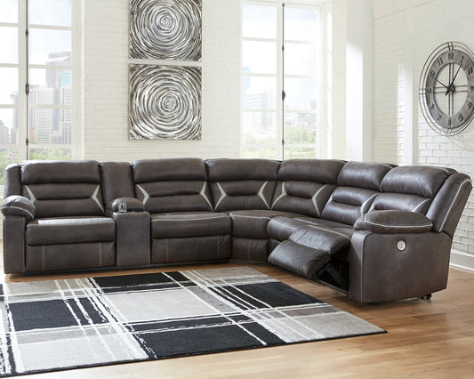 Kincord 4-Piece Power Reclining Sectional Smyrna Furniture Outlet