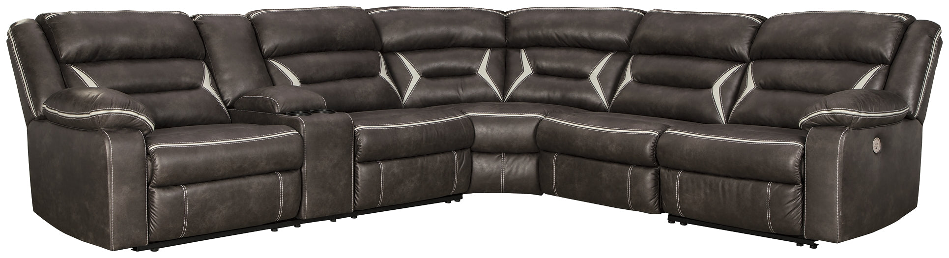 Kincord 4-Piece Sectional with Recliner Smyrna Furniture Outlet