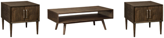 Kisper Coffee Table with 2 End Tables Smyrna Furniture Outlet
