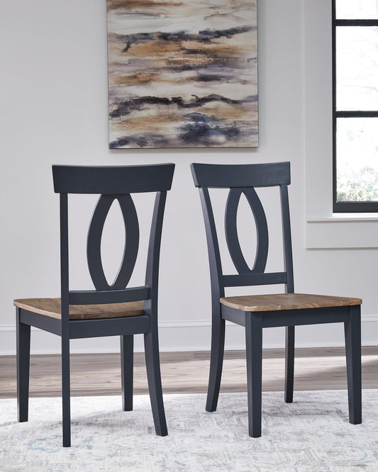 Landocken Dining Room Side Chair (2/CN) Smyrna Furniture Outlet
