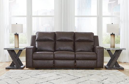 Lavenhorne REC Sofa w/Drop Down Table Smyrna Furniture Outlet