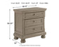 Lettner Queen Panel Bed with Mirrored Dresser, Chest and Nightstand Smyrna Furniture Outlet