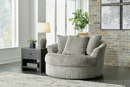Lindyn Oversized Swivel Accent Chair Smyrna Furniture Outlet