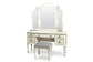 3-Piece Highland Park Vanity Set, Cathedral White
(Vanity Desk, Tri-fold Mirror and Bench)