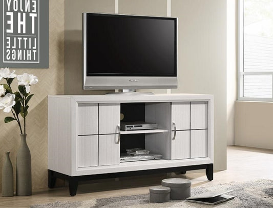 AKERSON TV STAND CHALK