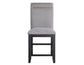 Yves 24″ Counter Stool, Grey Upholstered
