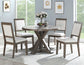 Molly 5 Piece 48-inch Round Set
(Table & 4 Side Chairs)