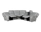 Alexandria Leather 6-Piece Power Reclining Set, Stone