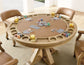Rylie 6-Piece Game Dining Set, Natural Finish