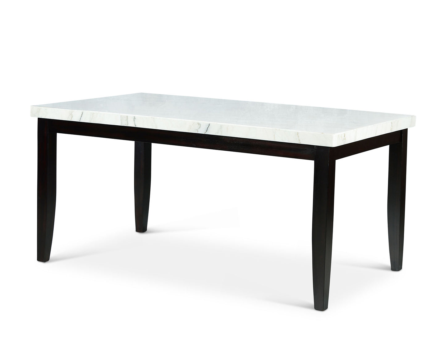 Westby White Marble Top Dining Table