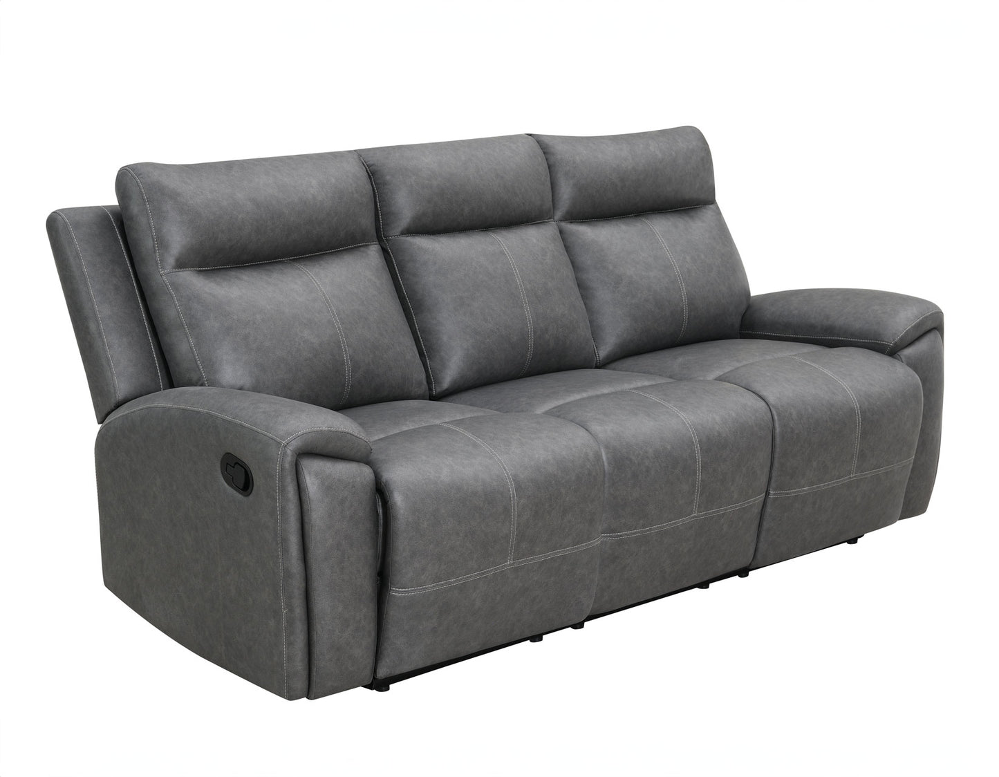 Gaston Manual Reclining Sofa with Drop-Down Console