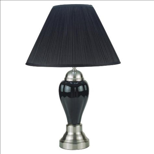 PORCELAIN LAMP BLACK