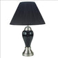 PORCELAIN LAMP BLACK
